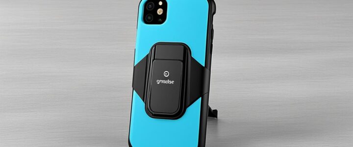 Case handphone dengan stand built-in
